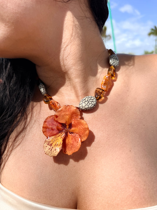 Flamboyant Bloom Statement Necklace