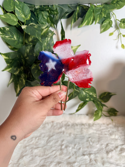 Boricua Wings Hair Fork 🇵🇷