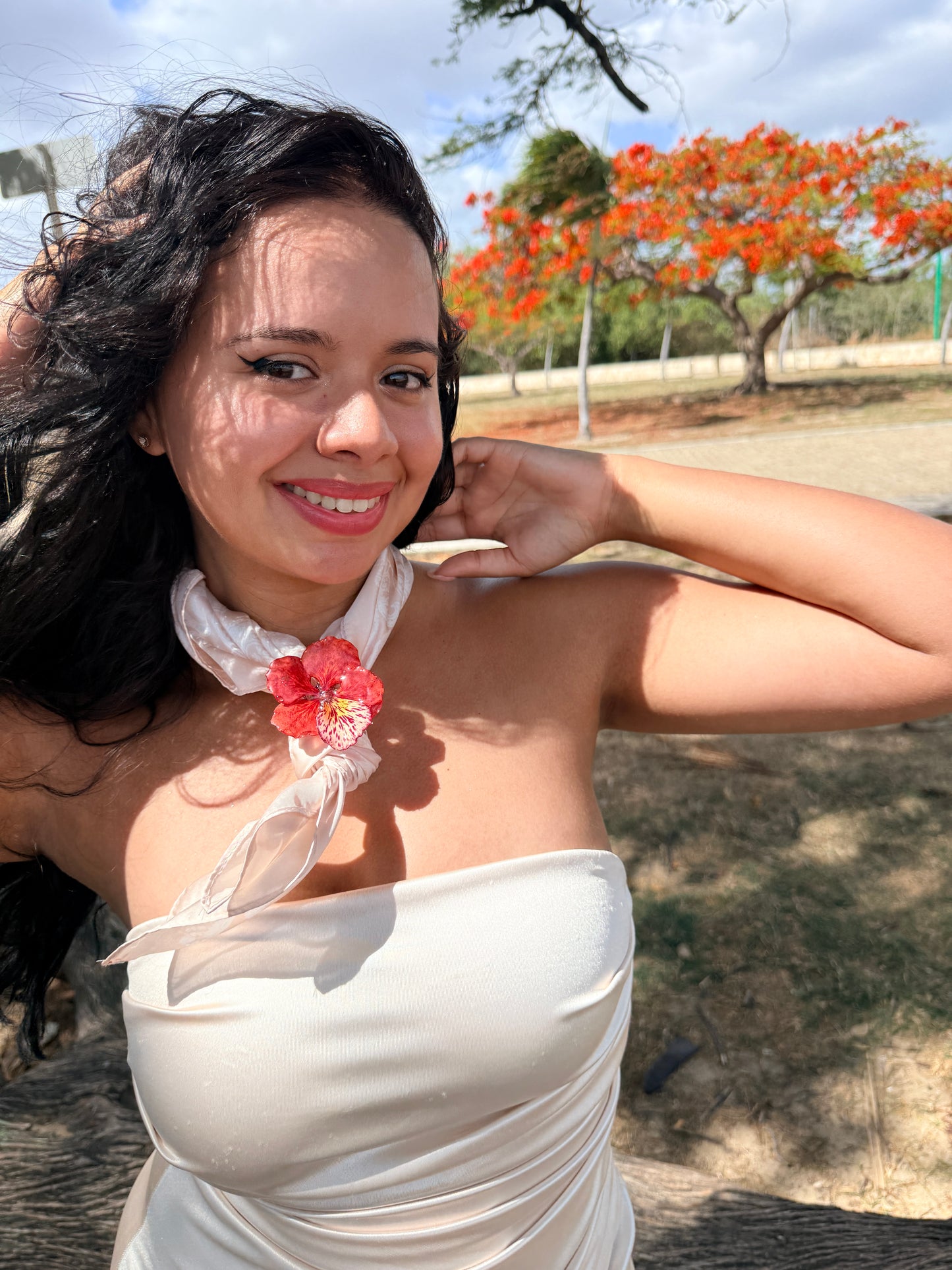 Flamboyán Scarf Bloom