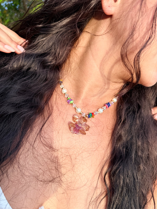 Chromapetal Necklace