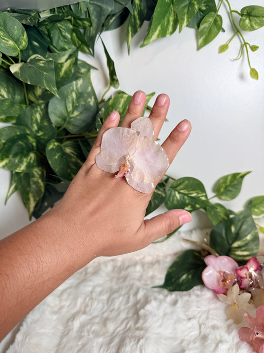 Blush Orchid Bloom Ring