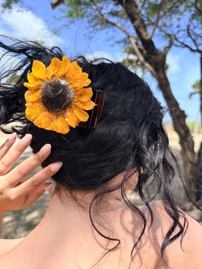 Sunflower Statement Hair Claw
