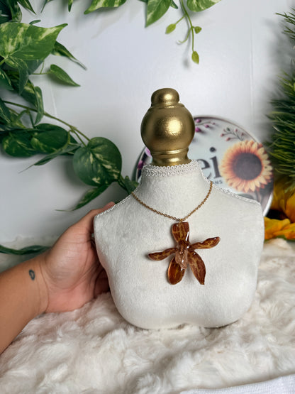 Grammatophyllum necklace