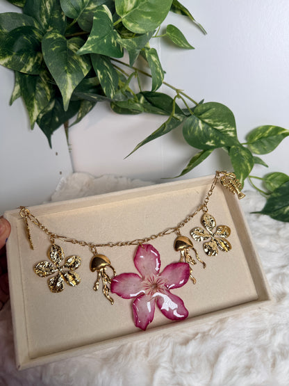 Golden Tide Charm Necklace