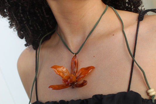 Cattleya Choker necklace