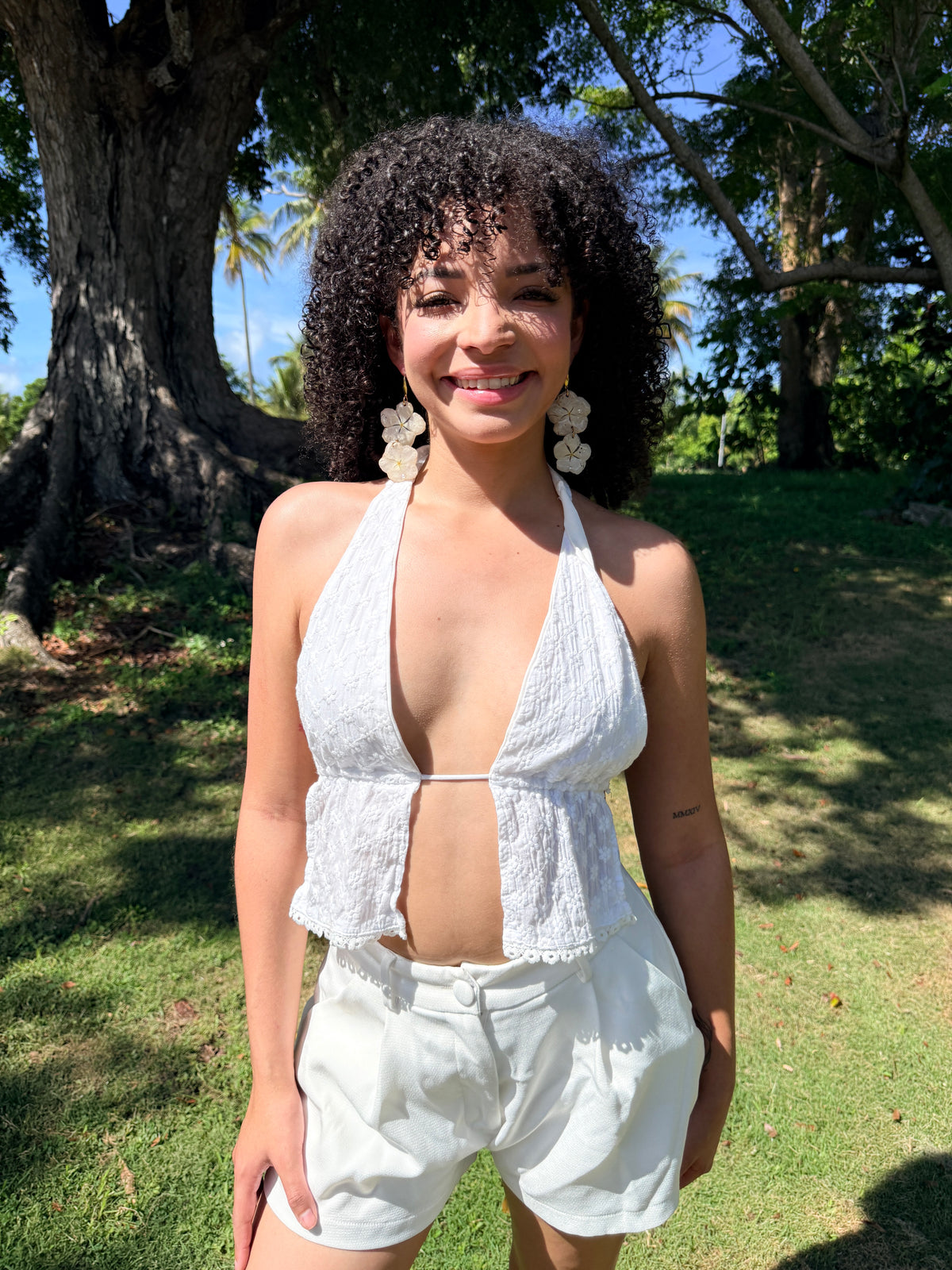 Ivory Coastal Duo Earrings