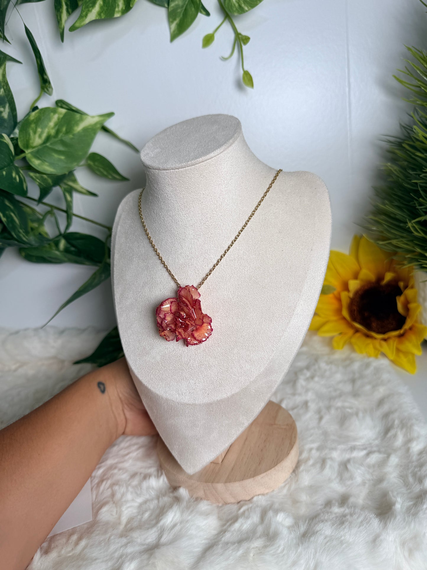 Crimson Carnation Set(clavel mini )