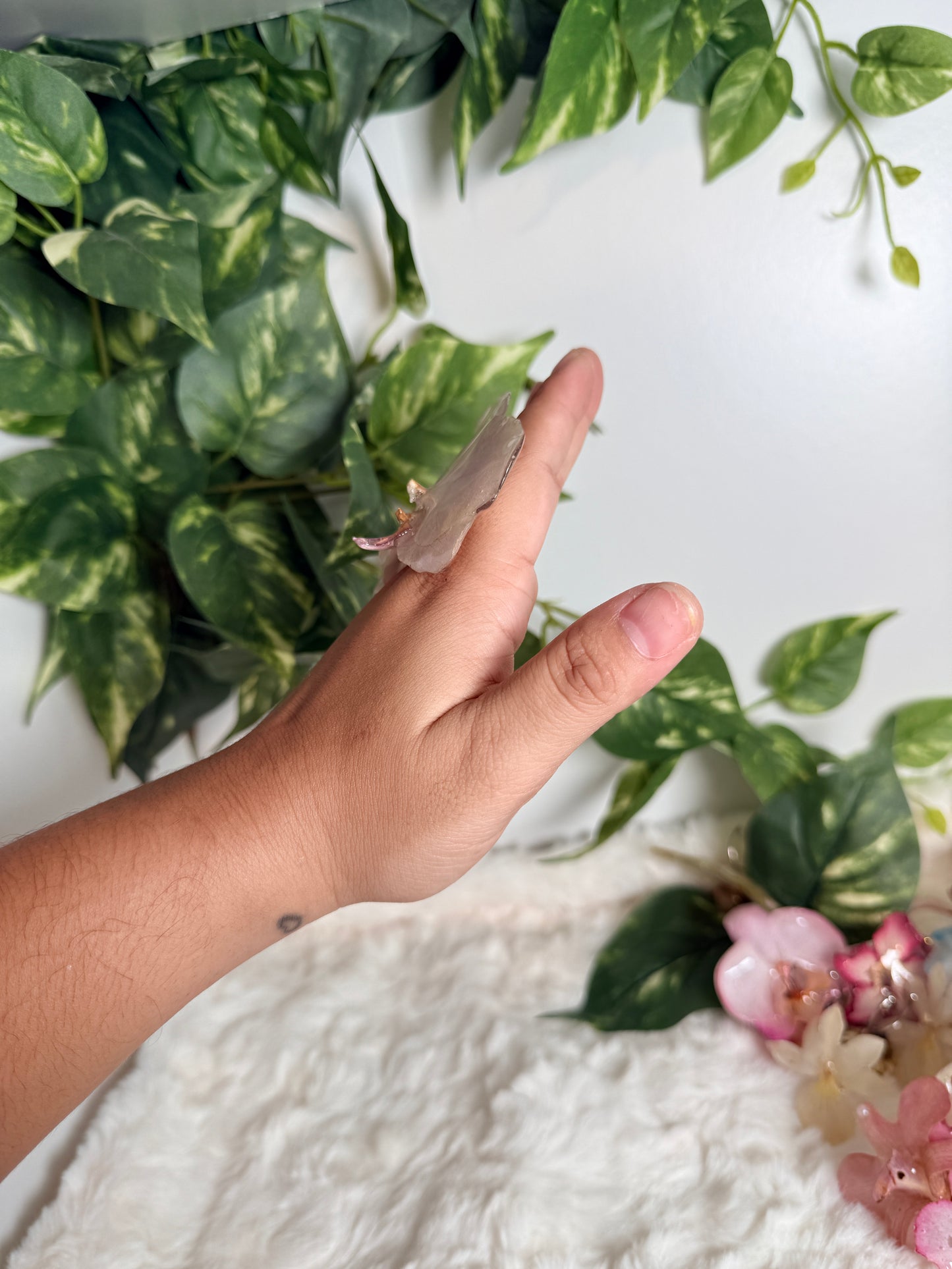 Blush Orchid Bloom Ring