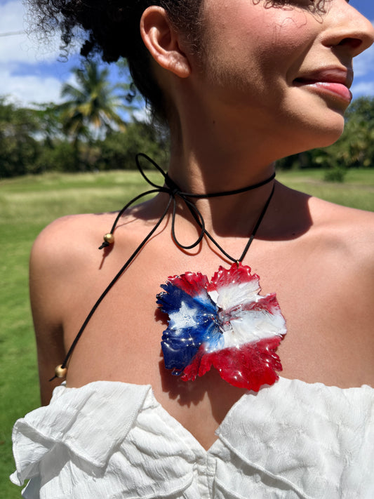 Boricua Poppy Adjustable Choker
