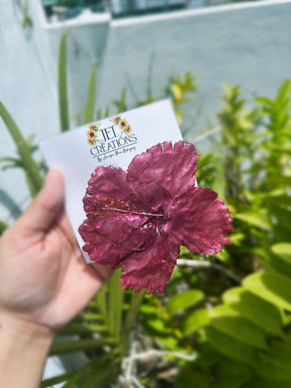 Amapola hair clip(Hibiscus)🌺