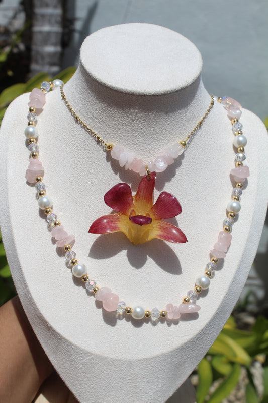 Fairy Orchid VIP set necklace