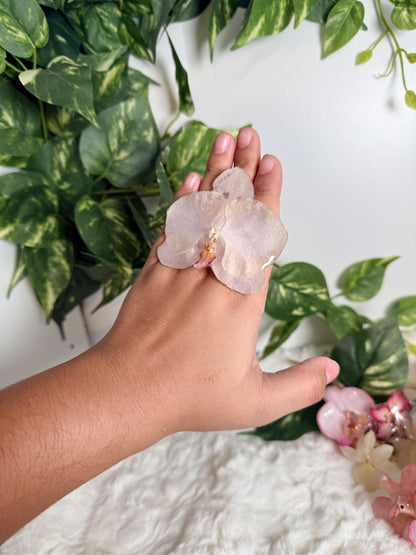 Blush Orchid Bloom Ring