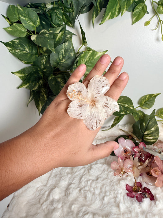 Pearl Poppy Ring
