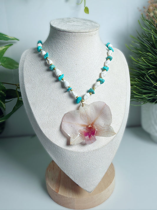 Orchid Sea necklace