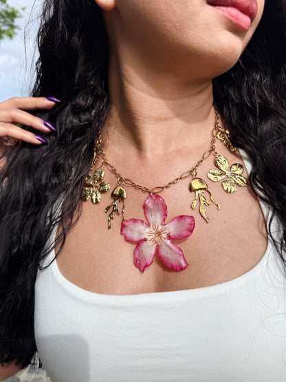 Golden Tide Charm Necklace