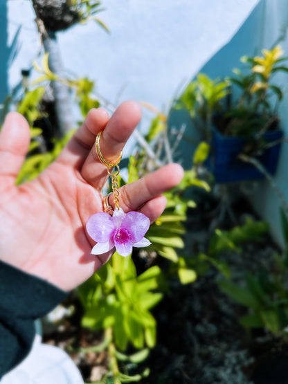 Orchid Keychain