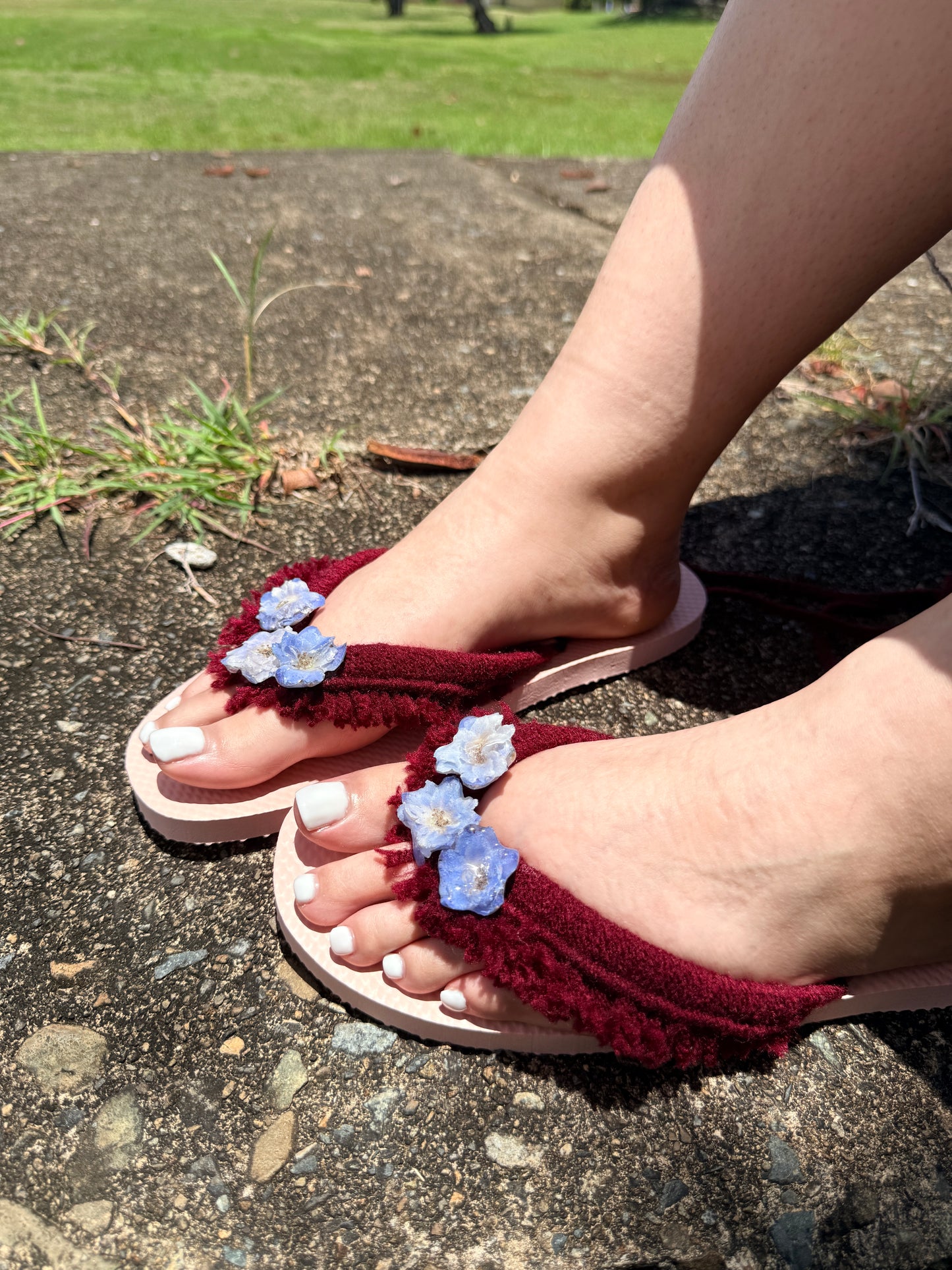 Berry Bloom Sandals (Select your size)