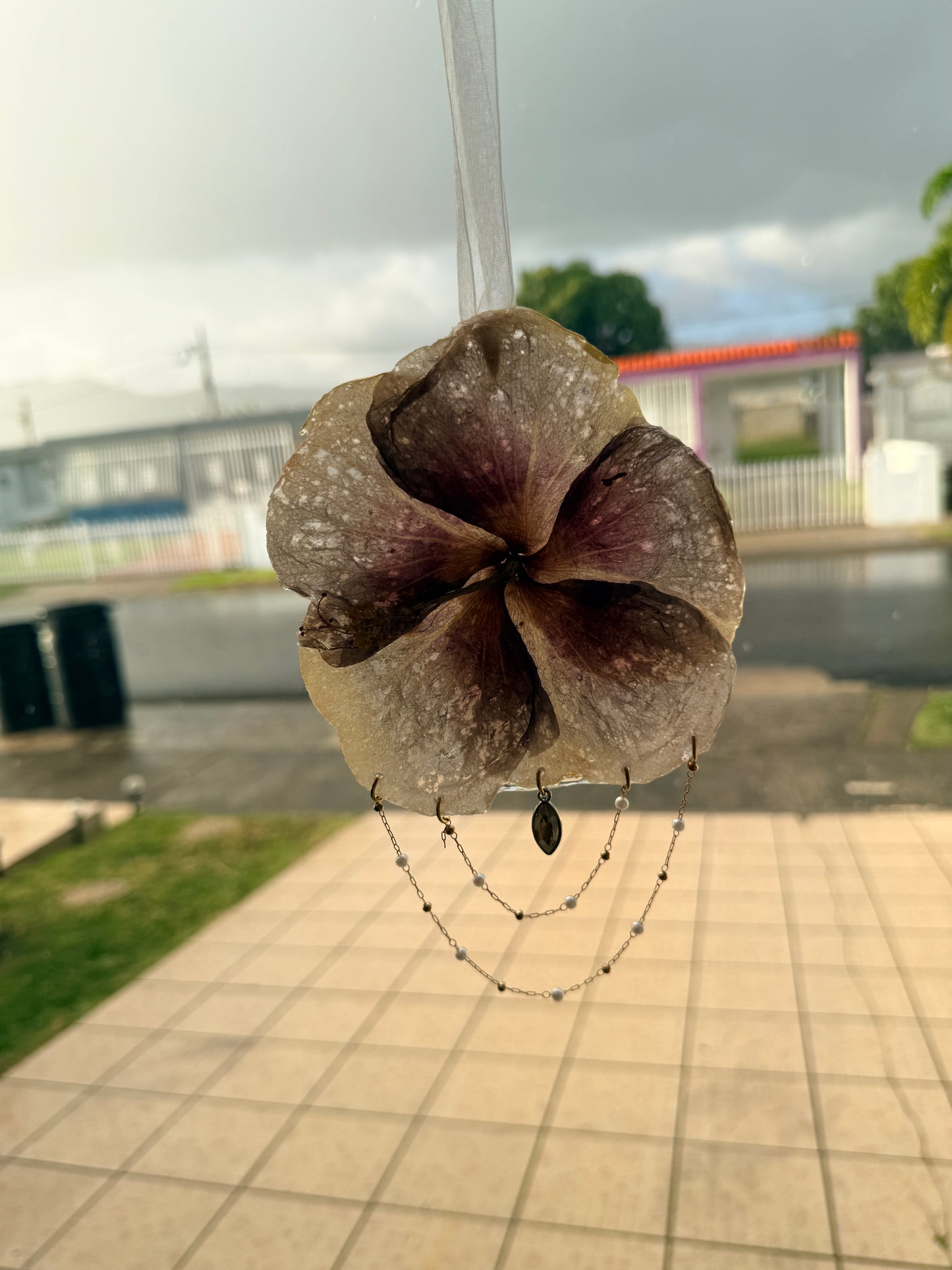 Eternal Bloom — Exotic Poppy Hanging Charm No. 04