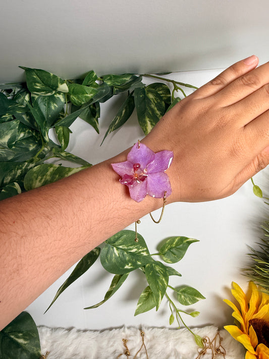 Orchid bracelet