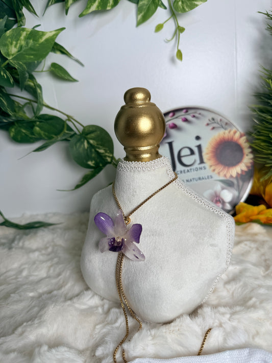 Lavender Grace Lariat Necklace
