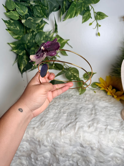XL Purple orchid arm cuff (Plus size)