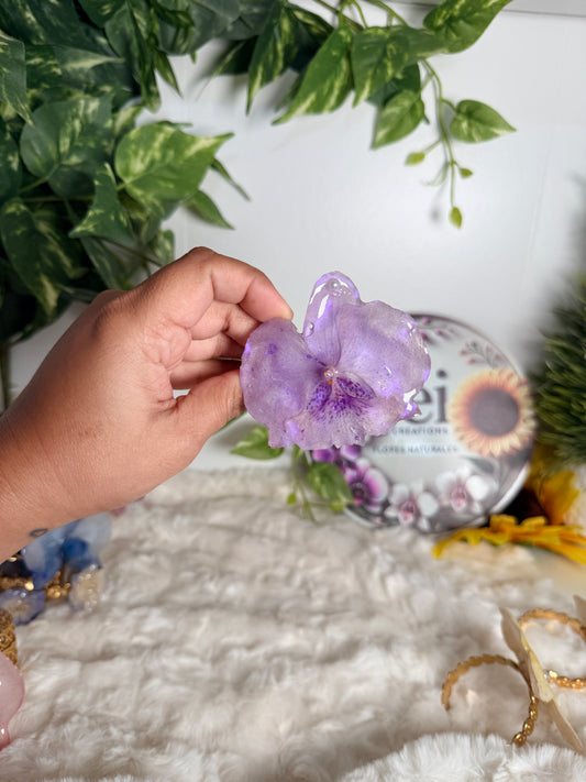 Lavender Grace Phalaenopsis Cuff Bracelet