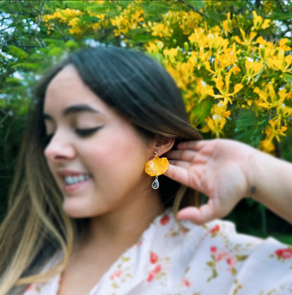 Flamboyán earings(yellow)
