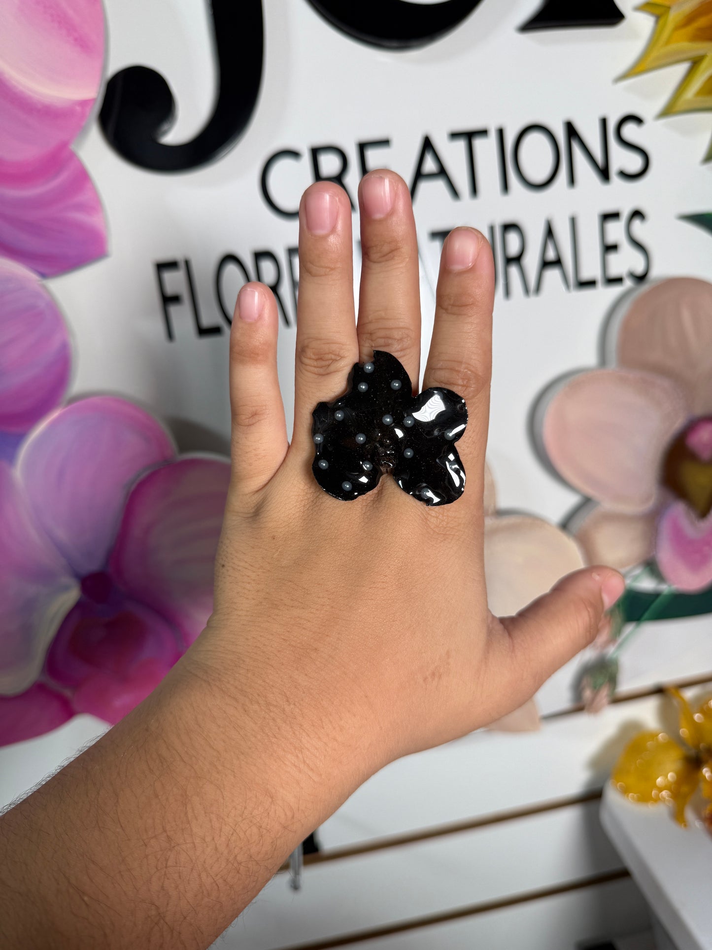 Black Orchid ring
