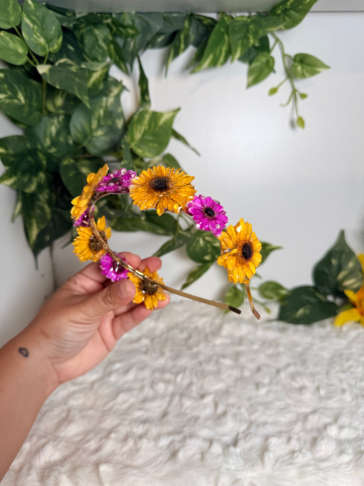 Sunflower Blossom Crown