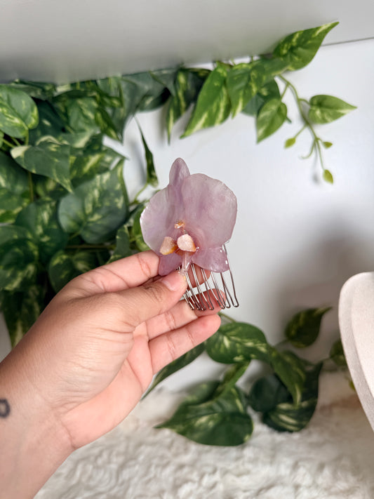 Lavender Mist – Orchid Hair Comb
