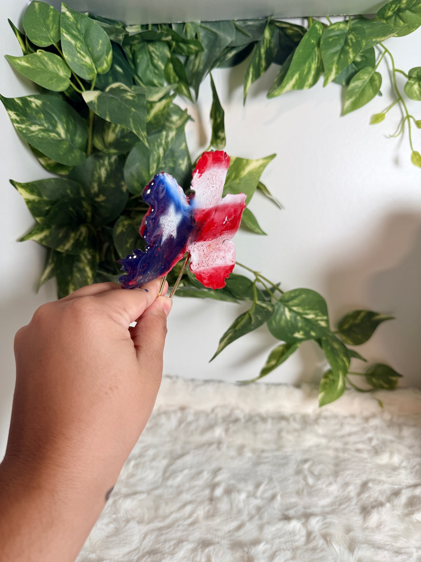 Boricua Wings Hair Fork 🇵🇷