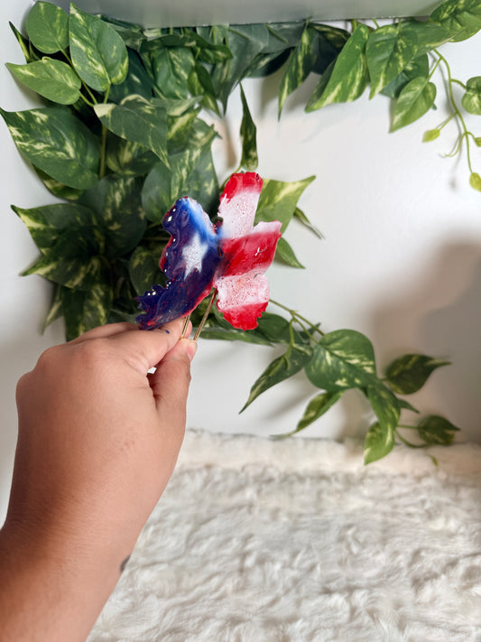 Boricua Wings Hair Fork 🇵🇷
