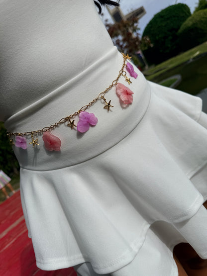Hydrangea Shore | 2-in-1 Necklace & Waist Chain