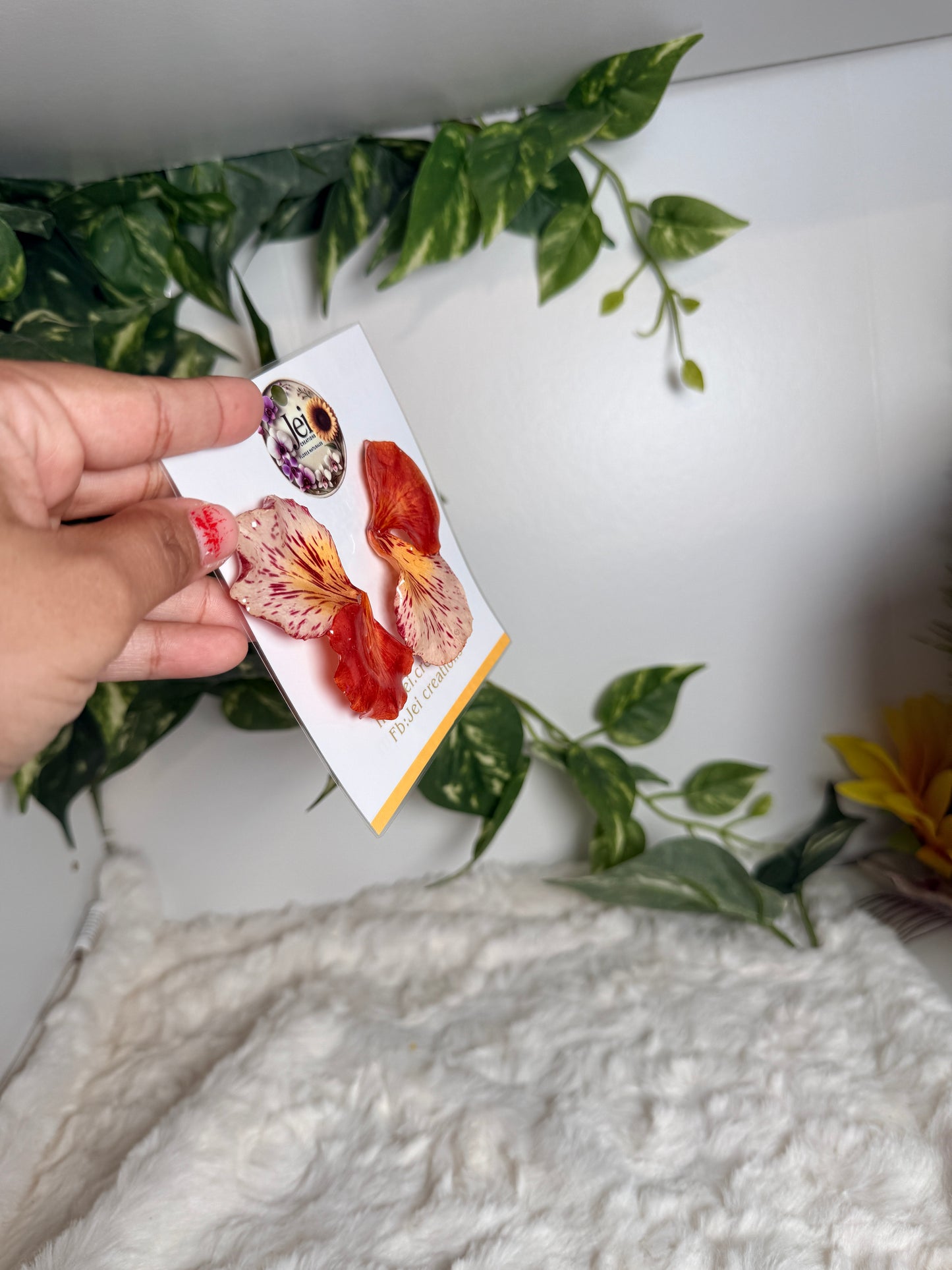 Flamboyán stud earrings 2.0