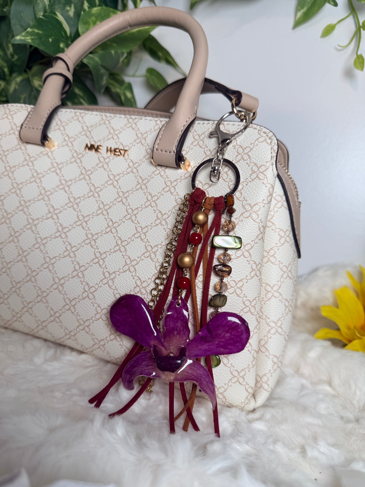 Dendrobium Boho Bag Charm