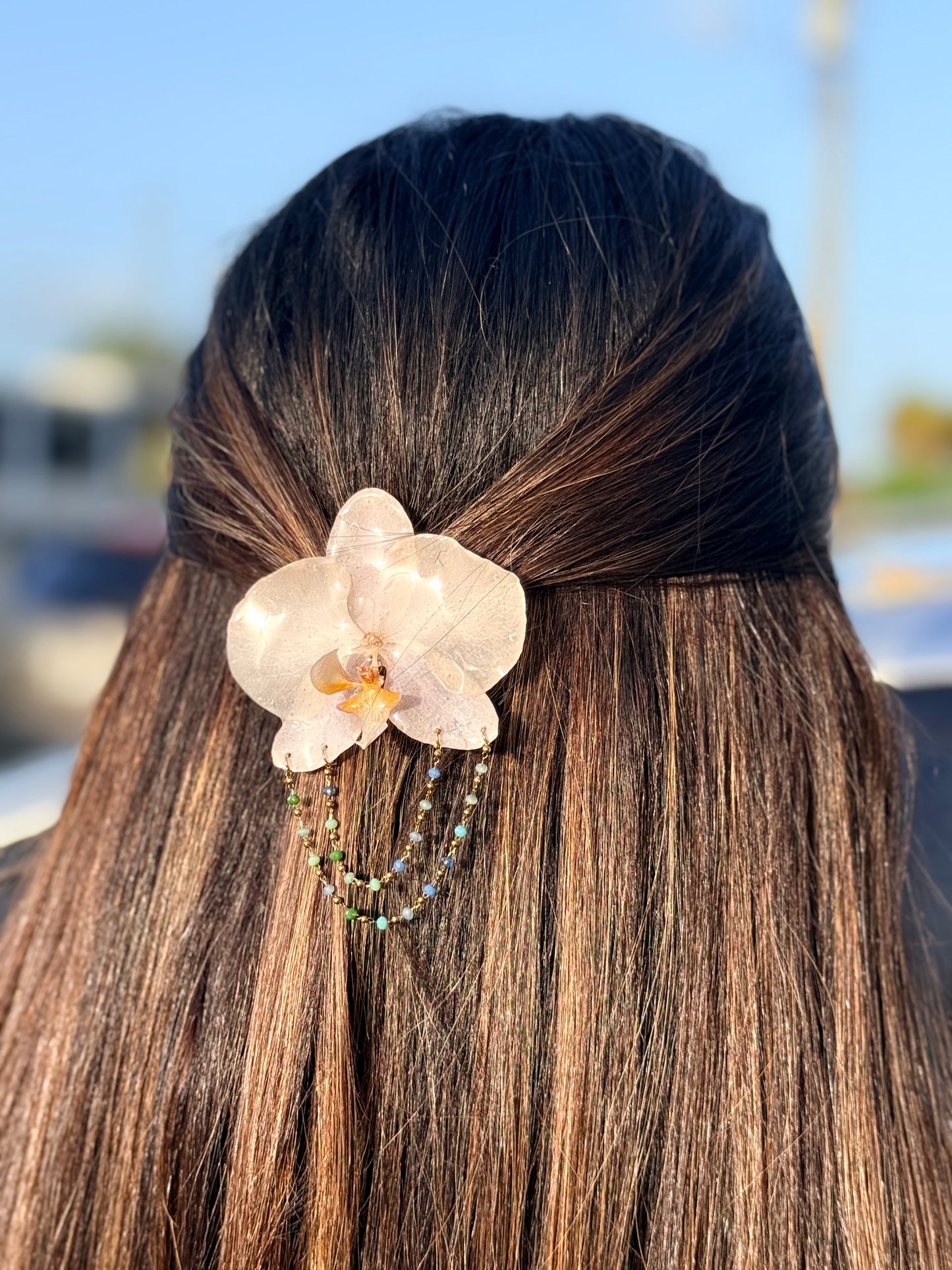 Aurora Orchid Hair Clip