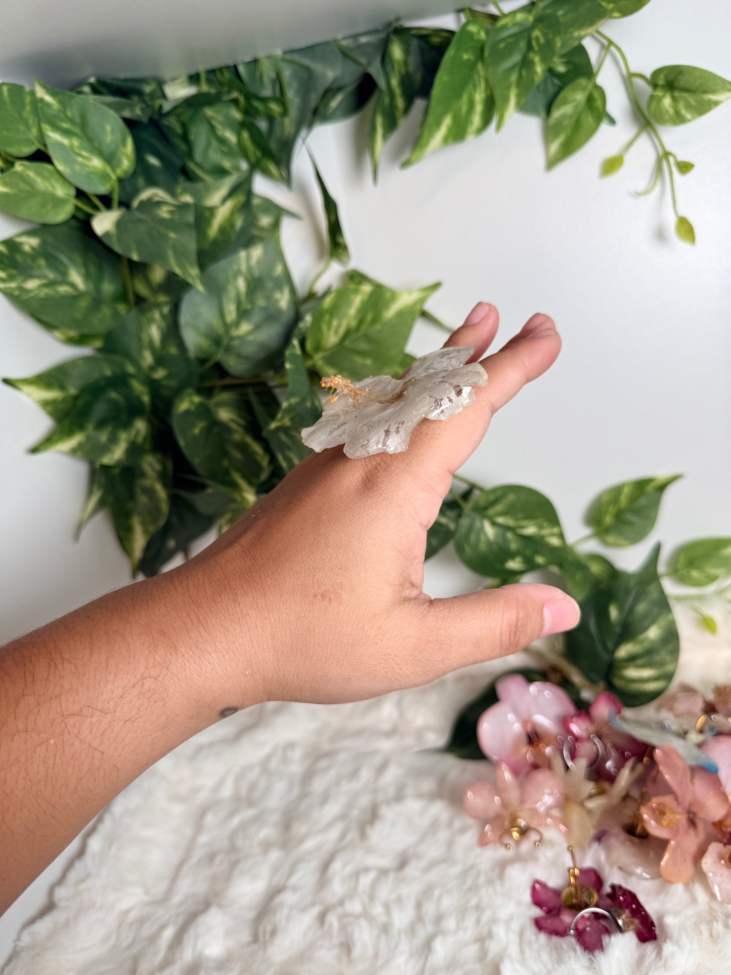 Pearl Poppy Ring