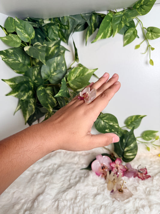 Cherry Blossom Orchid Ring