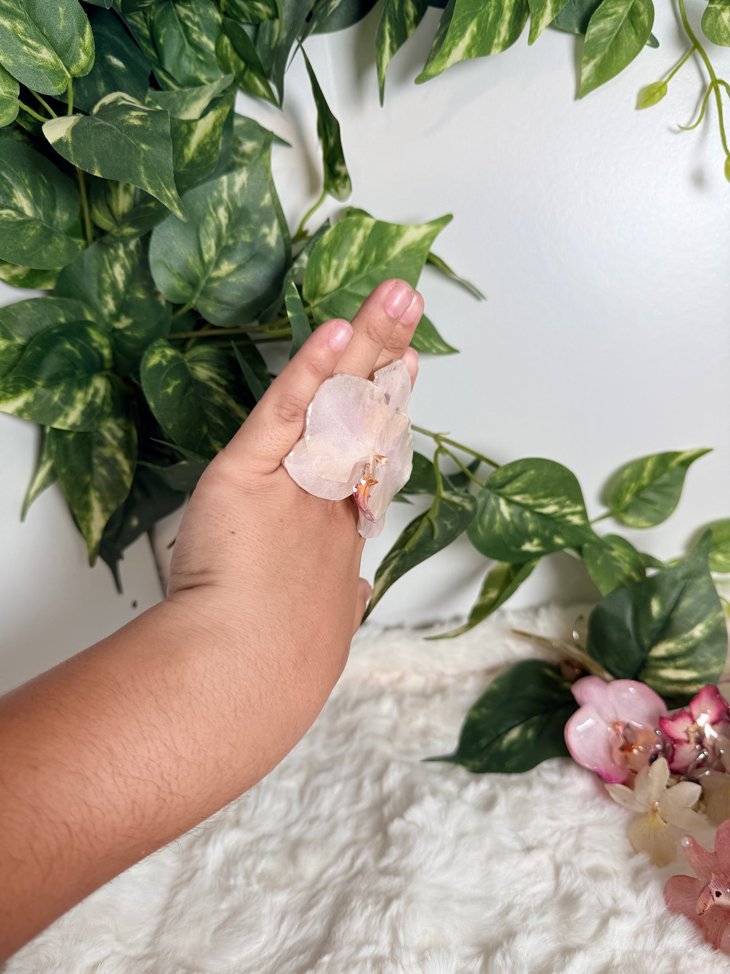 Blush Orchid Bloom Ring