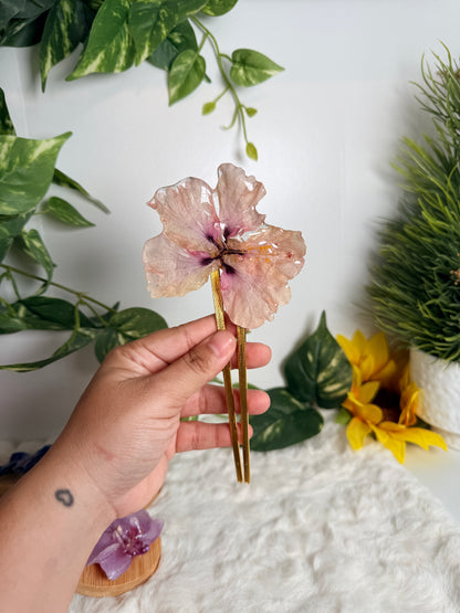 Blush Petal Hair Fork