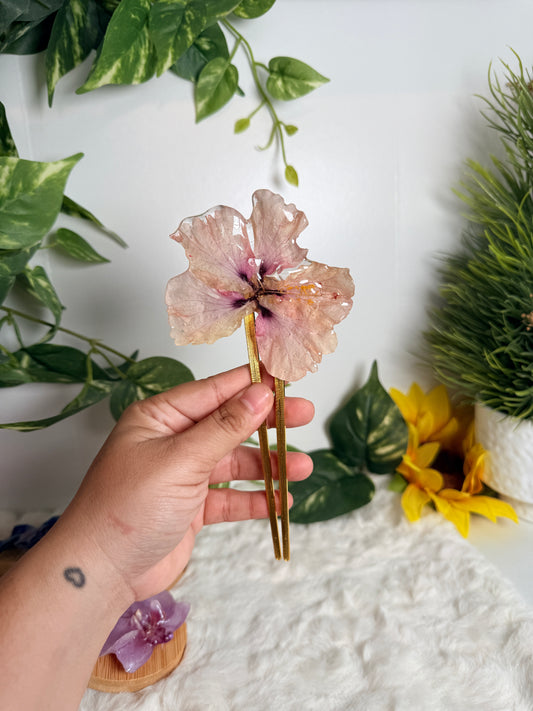 Blush Petal Hair Fork