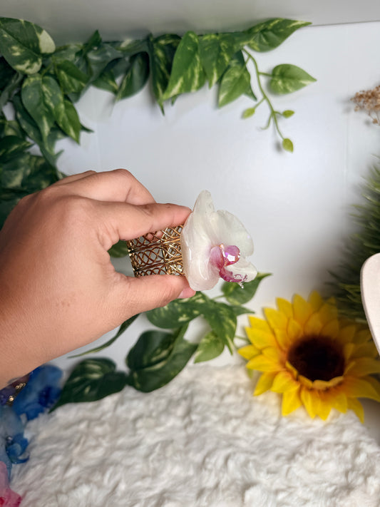 Pearl Orchid Glow Cuff