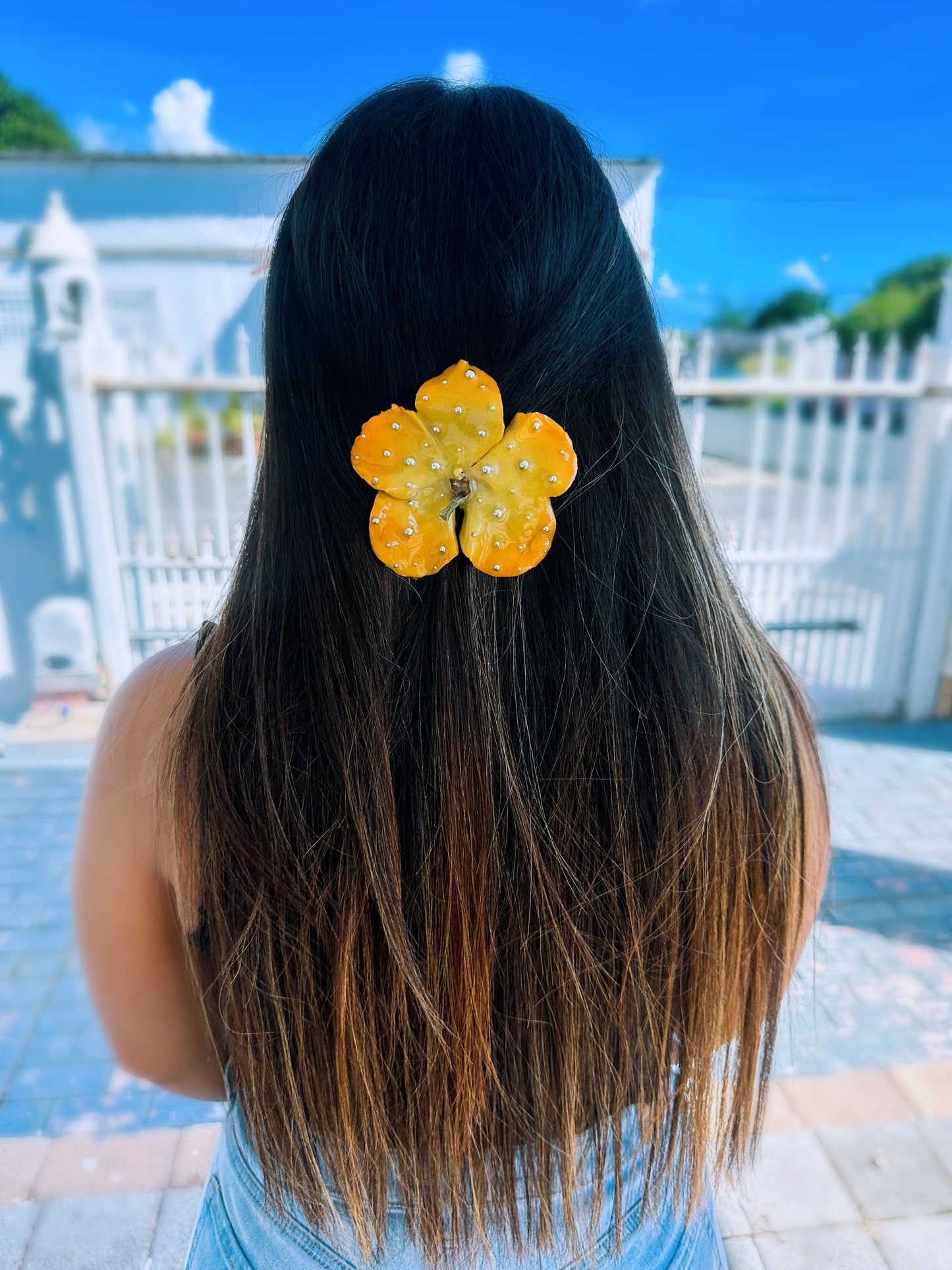 Vanda Orchid Hair Clip