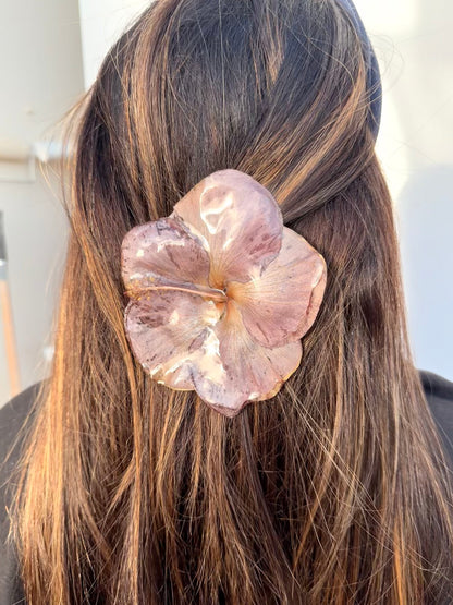 Earth Tone Poppy 2 in 1 Necklace/hairclip