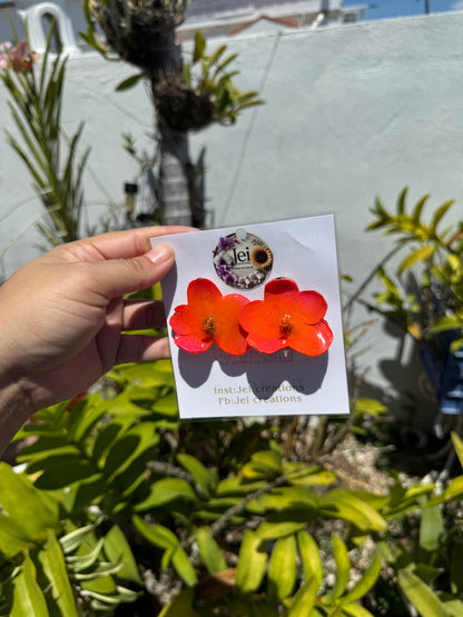 Towers braids Orchid Stud