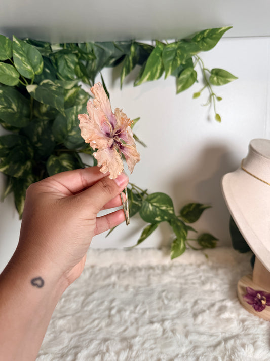 Blush Petals Hair Fork