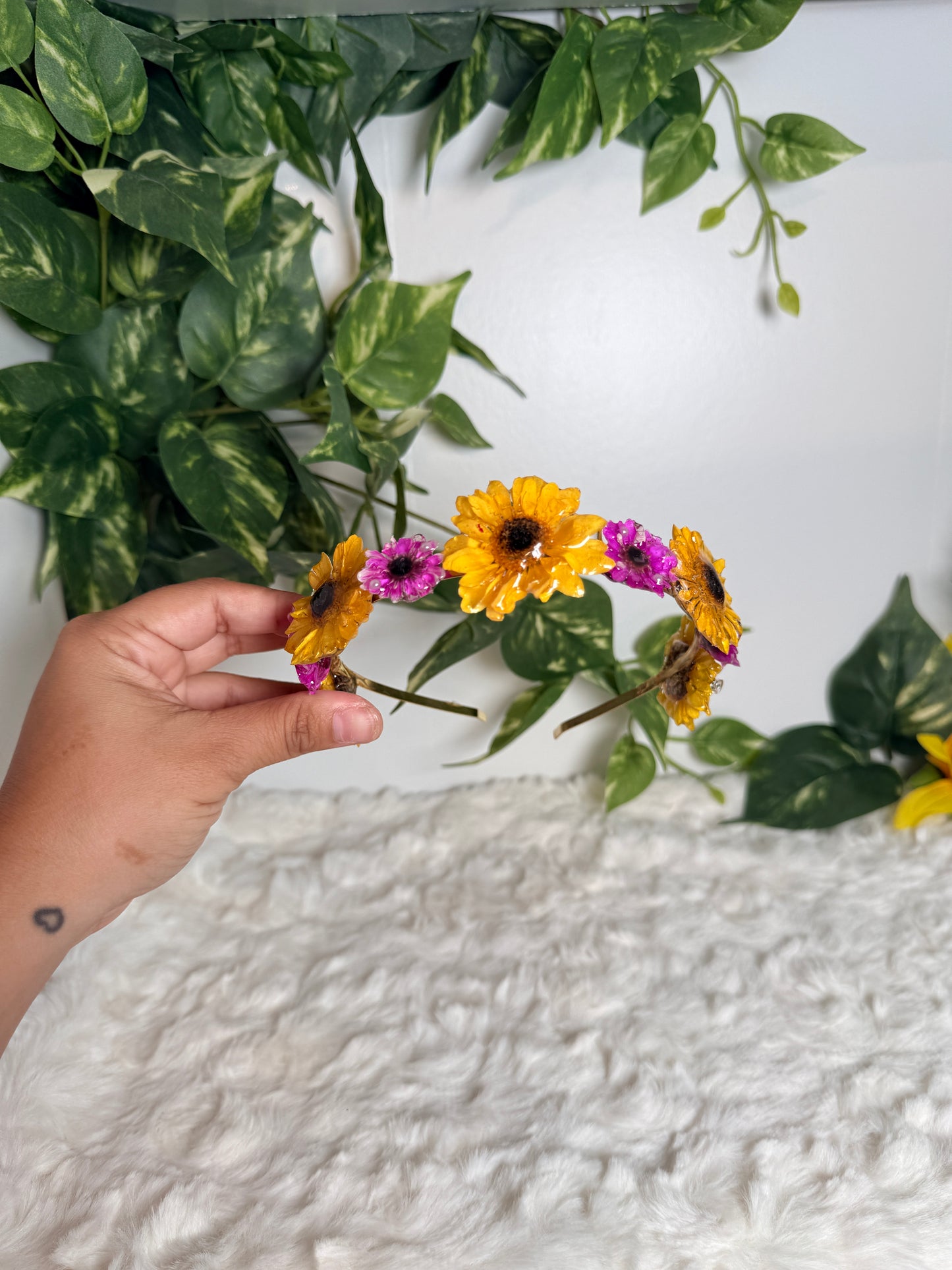 Sunflower Blossom Crown