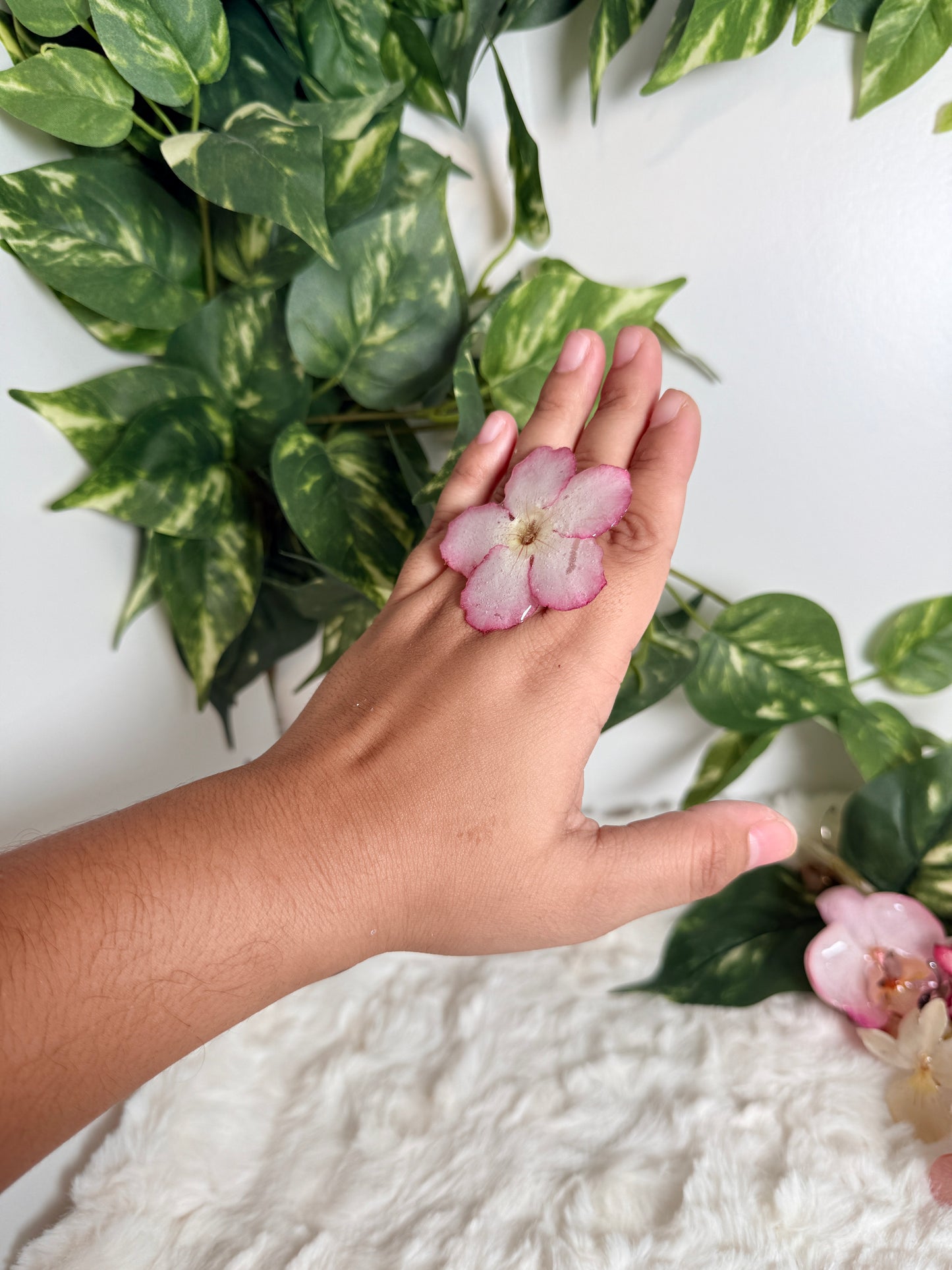 Pink Desert Rose Ring