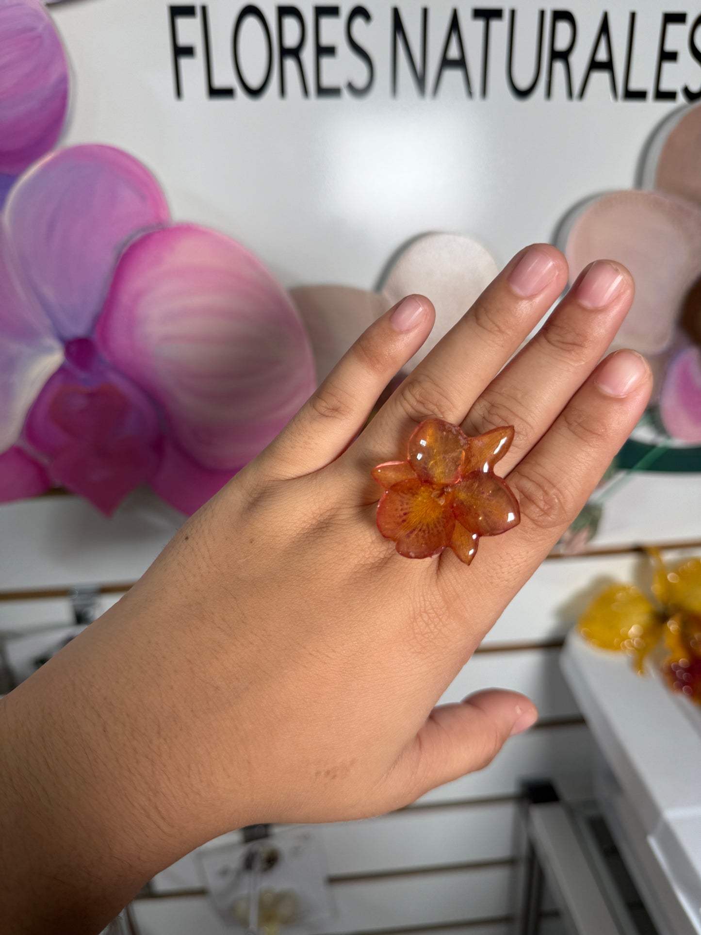 Baby Orchid ring
