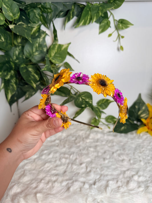 Sunflower Blossom Crown